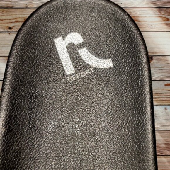 REPORT Black Satin Ruffle Sides - Size 7 - Picture 5 of 6